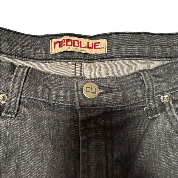 ✨Neoblue Black Denim Jeans Made In USA - Picture 3 of 10